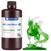 Фотополимер Anycubic ABS-Like Resin 3.0 Translucent Green