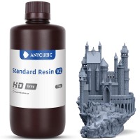 Фотополимер Anycubic Standard Resin V2 HD Gray (1кг)