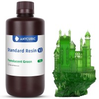 Фотополимер Anycubic Standard Resin V2 Translucent Green (1кг)