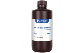 Фотополимер Anycubic Water-Wash Resin+ прозрачный (1 кг)