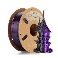 PLA Silk Dual пластик ERYONE Black&Purple