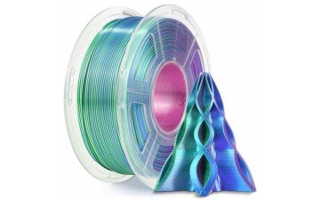 PLA пластик Sunlu Silk Tri-Color Blue Green Purple