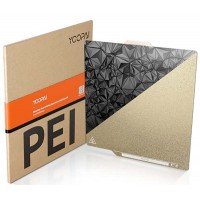 Двусторонняя пластина 257х257 PEI+PEO Black YOOPAI для Bambu Lab