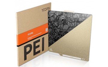 Двусторонняя пластина 257х257 PEI+PEO Black YOOPAI для Bambu Lab