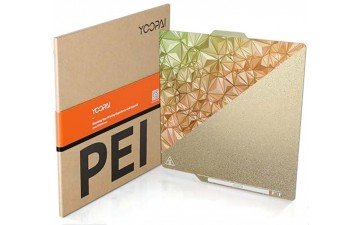 Двусторонняя пластина 257х257 PEI+PEO Gold YOOPAI для Bambu Lab