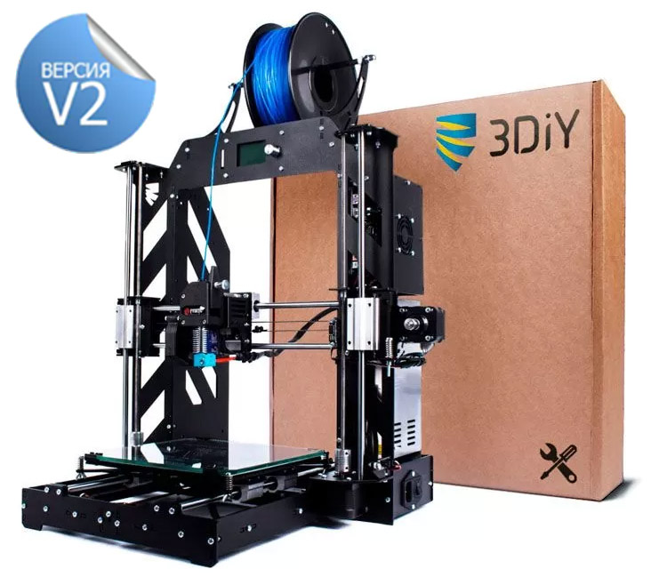 3D принтер 3DiY P3 Steel 200 (Ранее Prusa i3 Steel v2 Kit) Набор для сборки