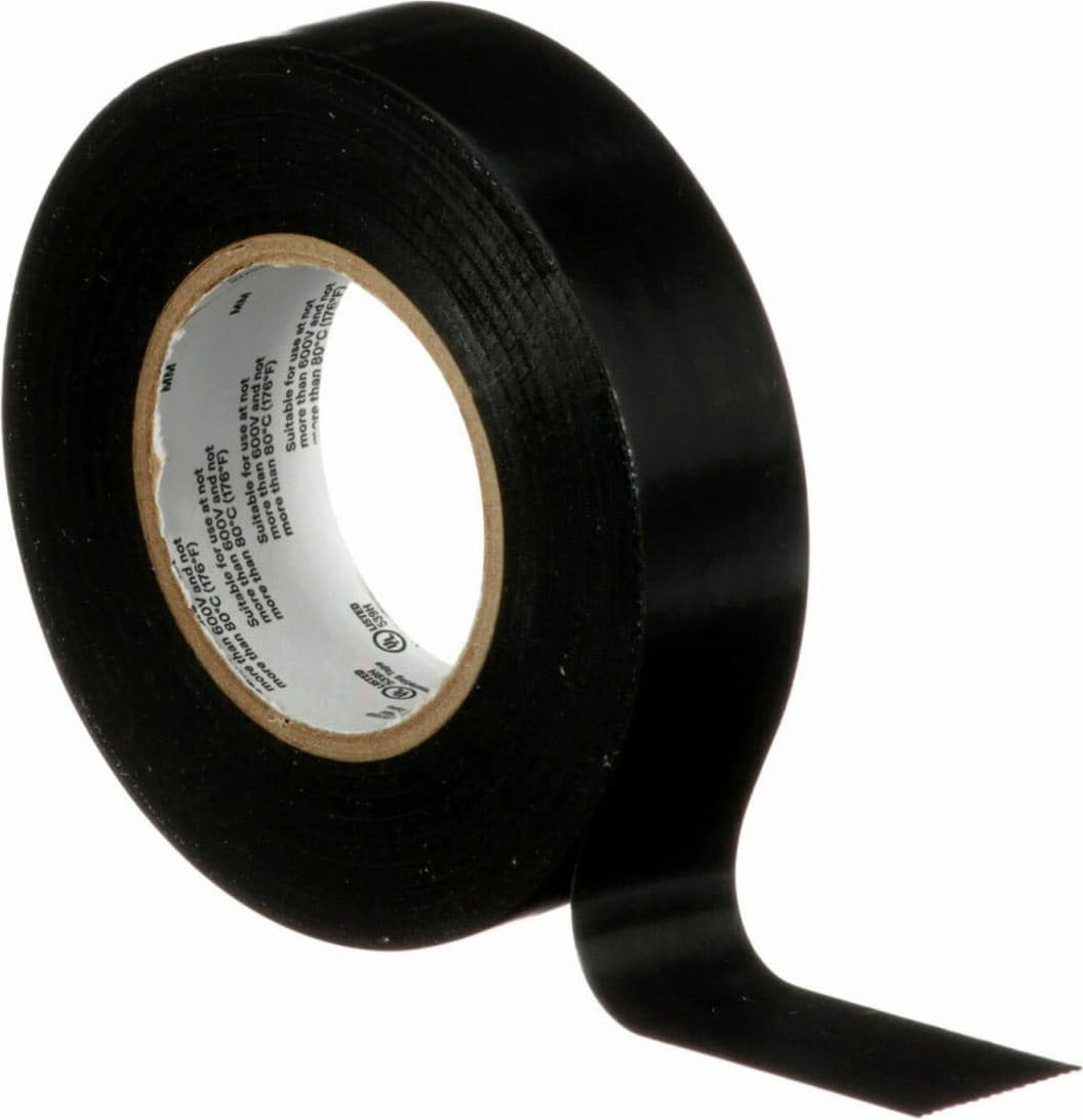 Виниловая изолента 3M™ Temflex™ 165 Черная (Замена Temflex 1500)