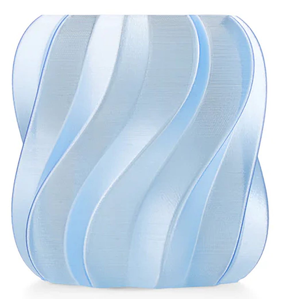 PETG пластик Anycubic Translucent Blue прозрачно голубой (#69B3E7) 1,75 мм (1 кг)