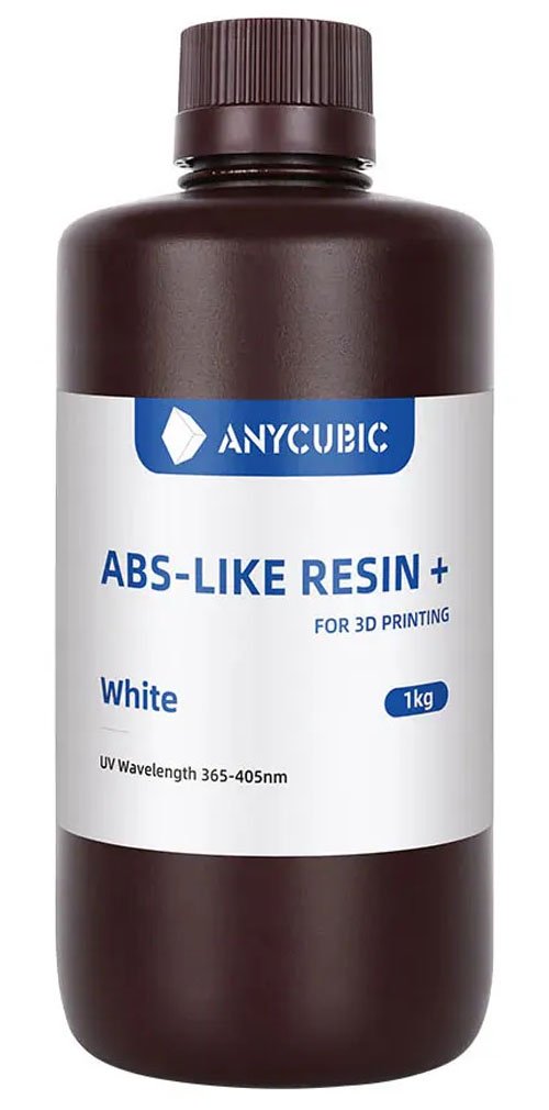 Фотополимерная смола Anycubic ABS-Like Resin+ White Белая (1кг)