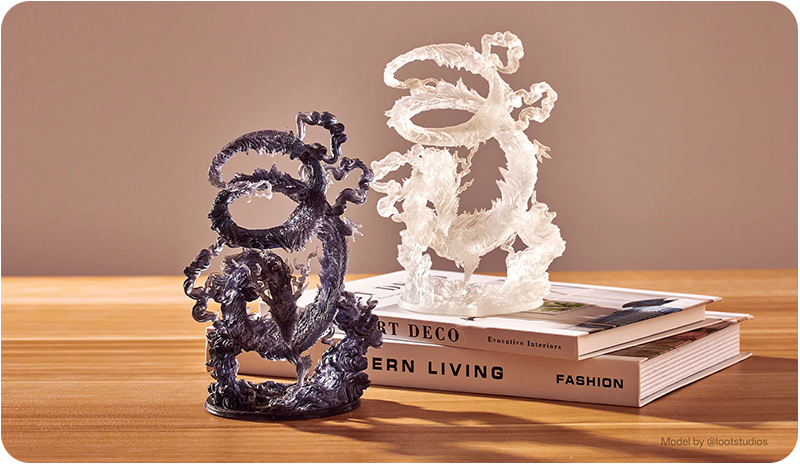 Пример печати изделий фотополимером Anycubic ABS-Like Resin 3.0