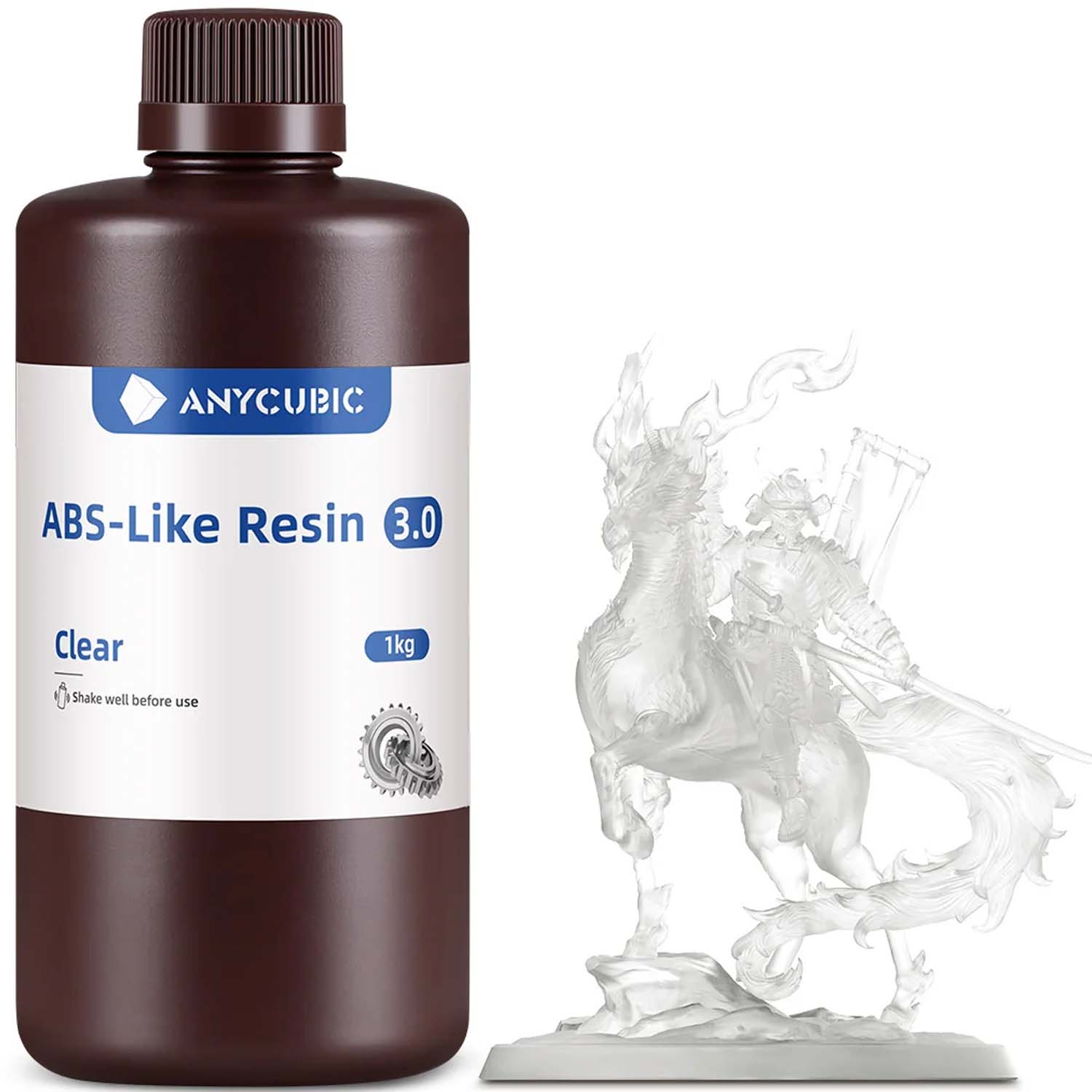 Фотополимер Anycubic ABS-Like Resin 3.0 Clear Прозрачный (1кг)