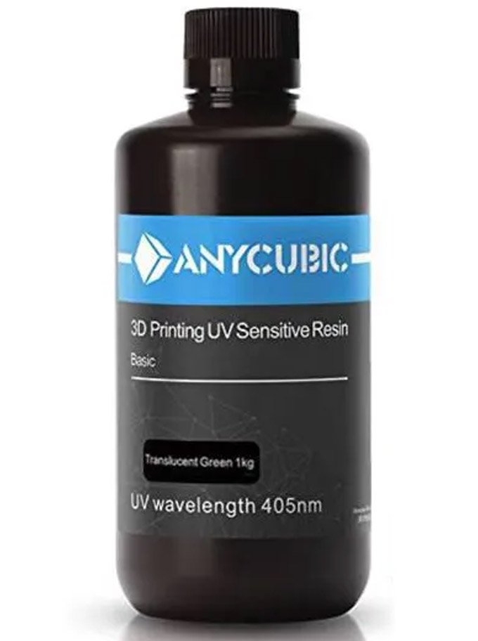 Фотополимер Anycubic Basic Green зеленый (1кг)