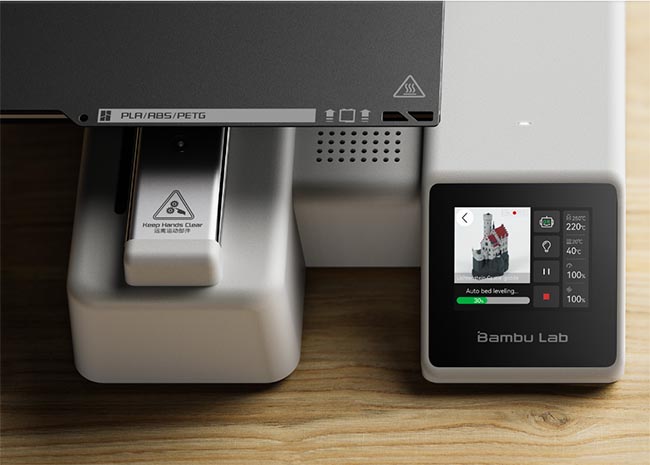 Интуитивно-понятное управление управление Bambu Lab A1 Mini Combo