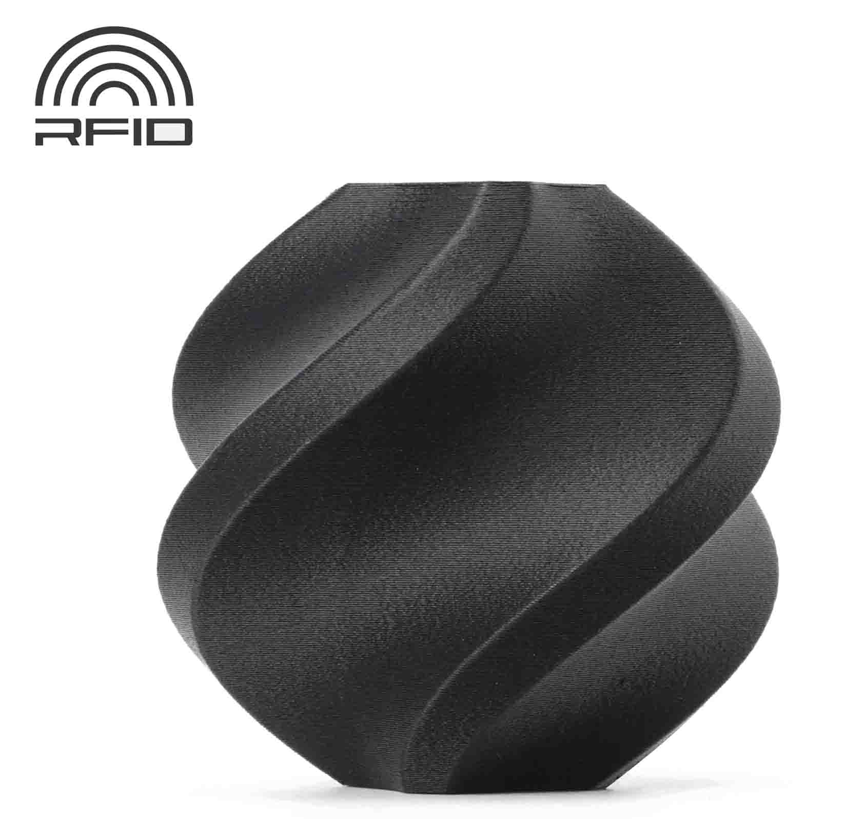 PETG-CF пластик Bambu Lab Black Черный (Carbon Fiber) 1,75 мм (1 кг)