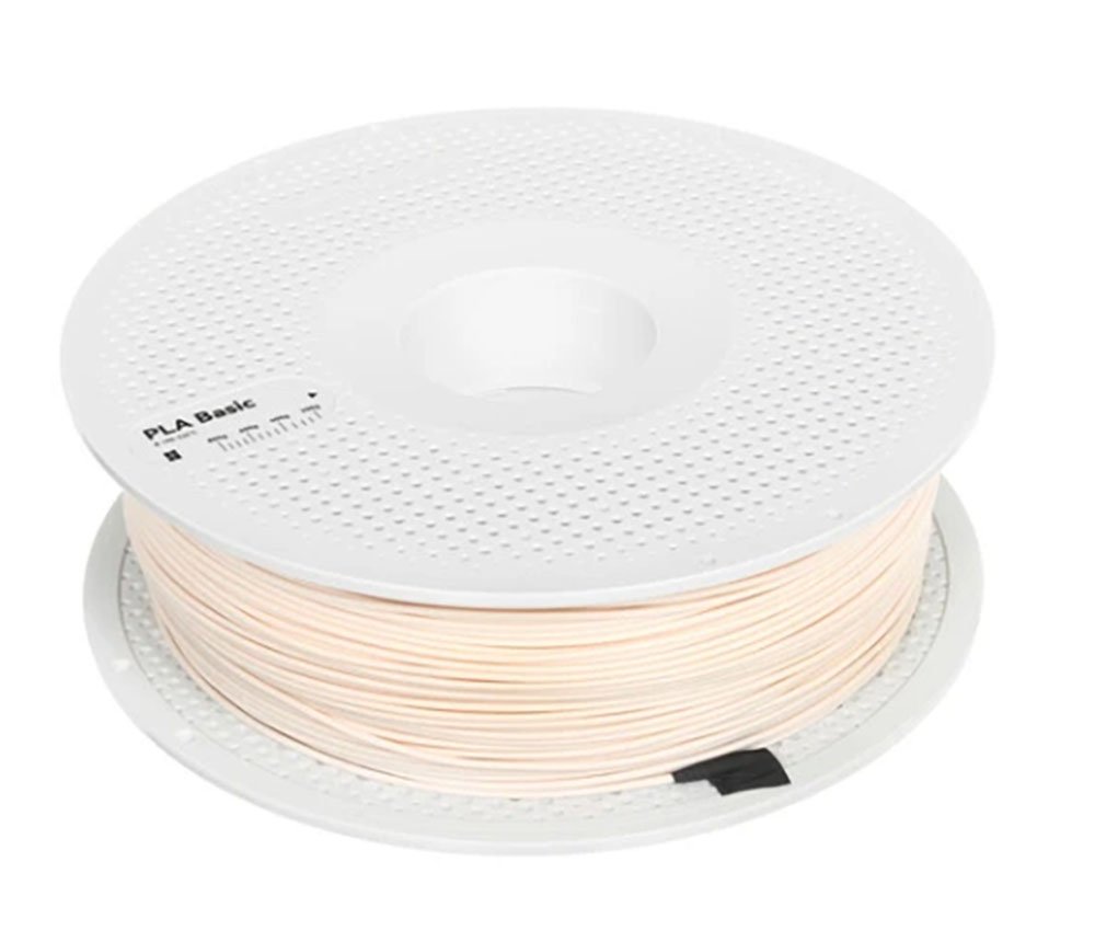 PLA Basic пластик Bambu Lab Beige Бежевый (10201) 1,75 мм (1 кг)