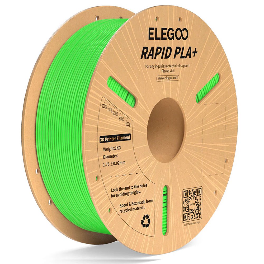 PLA Plus Rapid пластик Elegoo Green Зеленый 1,75 мм (1 кг)