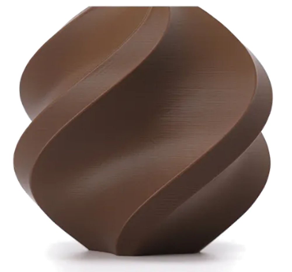 PLA Basic пластик Bambu Lab Cocoa Brown Коричневый (10802) 1,75 мм (1 кг)