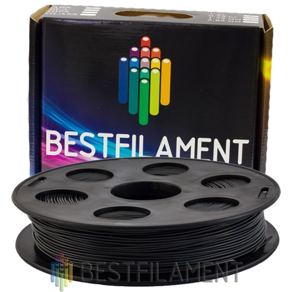 TPU Soft Bestfilament Black Черный — гибкий материал с твердостью 95A