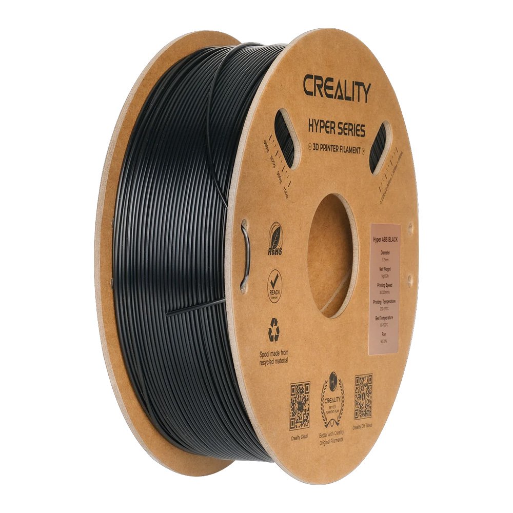 ABS Hyper пластик Creality Black Черный 1,75 мм (1 кг)