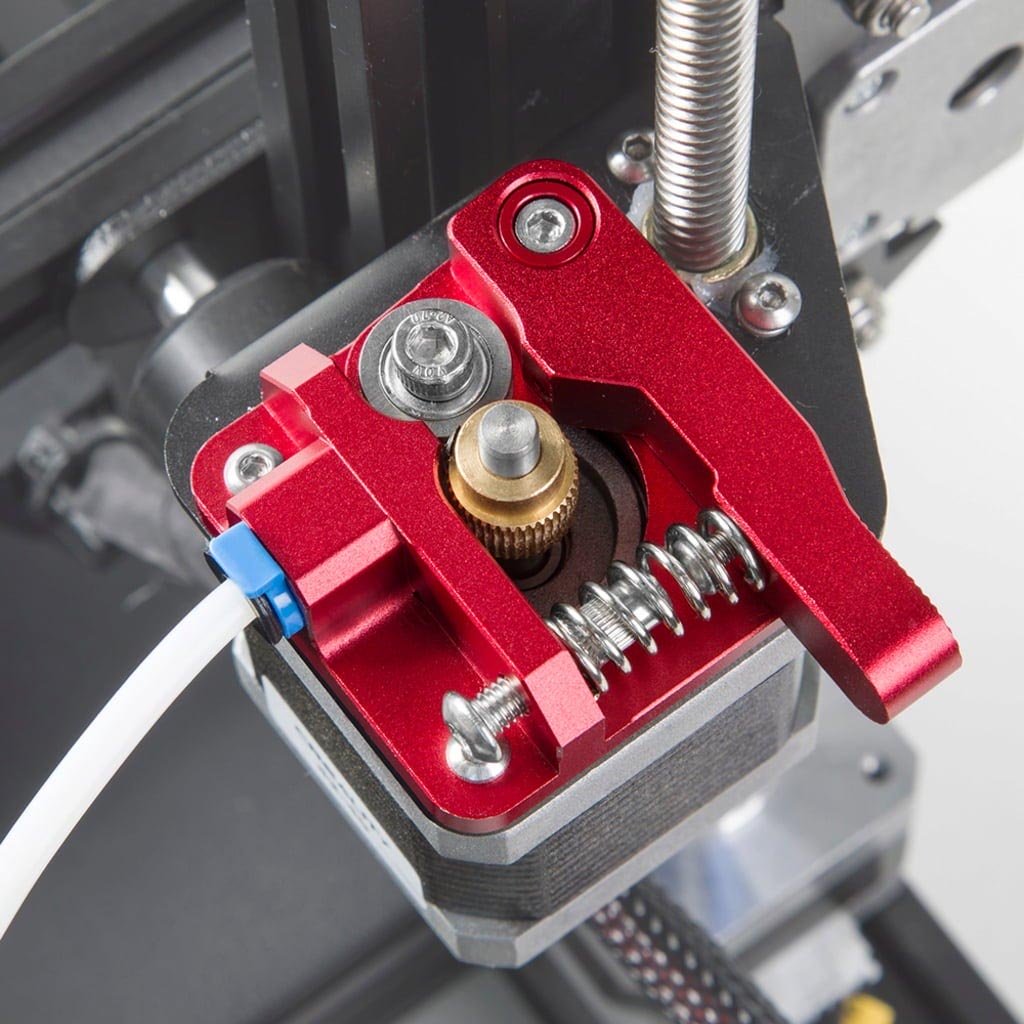 Красный металлический экструдер для Creality Ender 3 Series и CR10 Series (Комплект для модернизации)