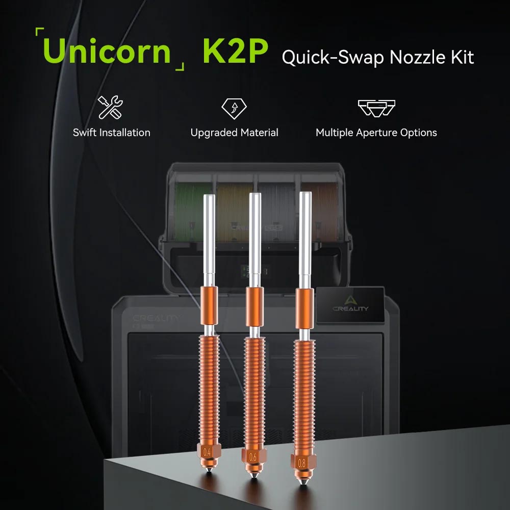 Сопло Creality Unicorn K2 Plus Quick-Swap Nozzle Kit (0,6 мм)