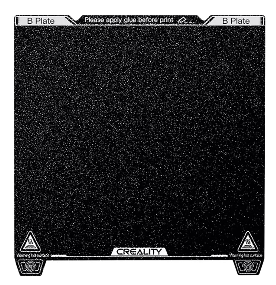 Матовая магнитная PEI пластина для Creality K1 Max B Plate (315х310 мм)