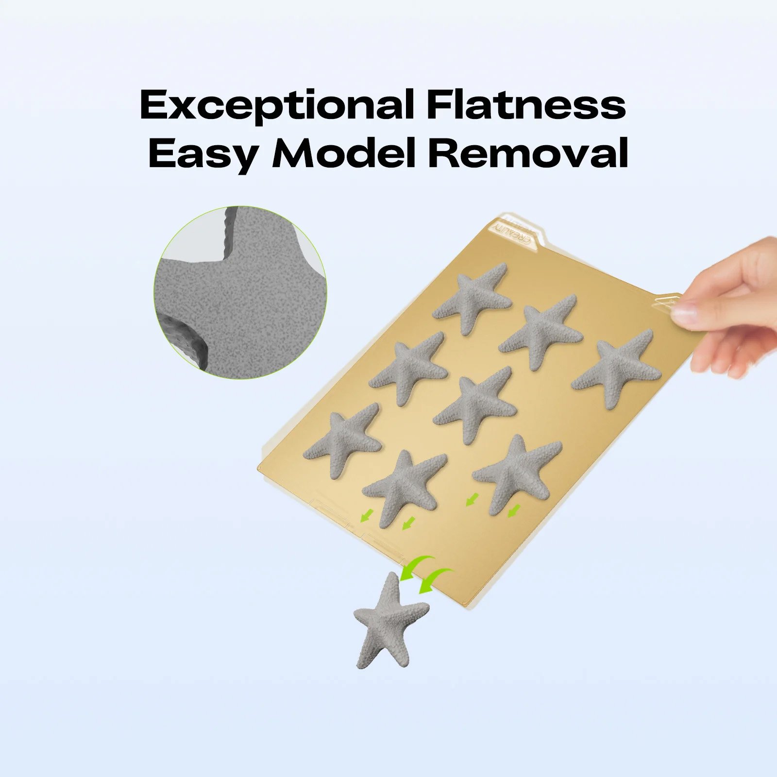 Creality K2 PEI Double-Sided Frosted Build Plate — двусторонняя PEI-пластина для Creality K2 (270 × 293 мм)