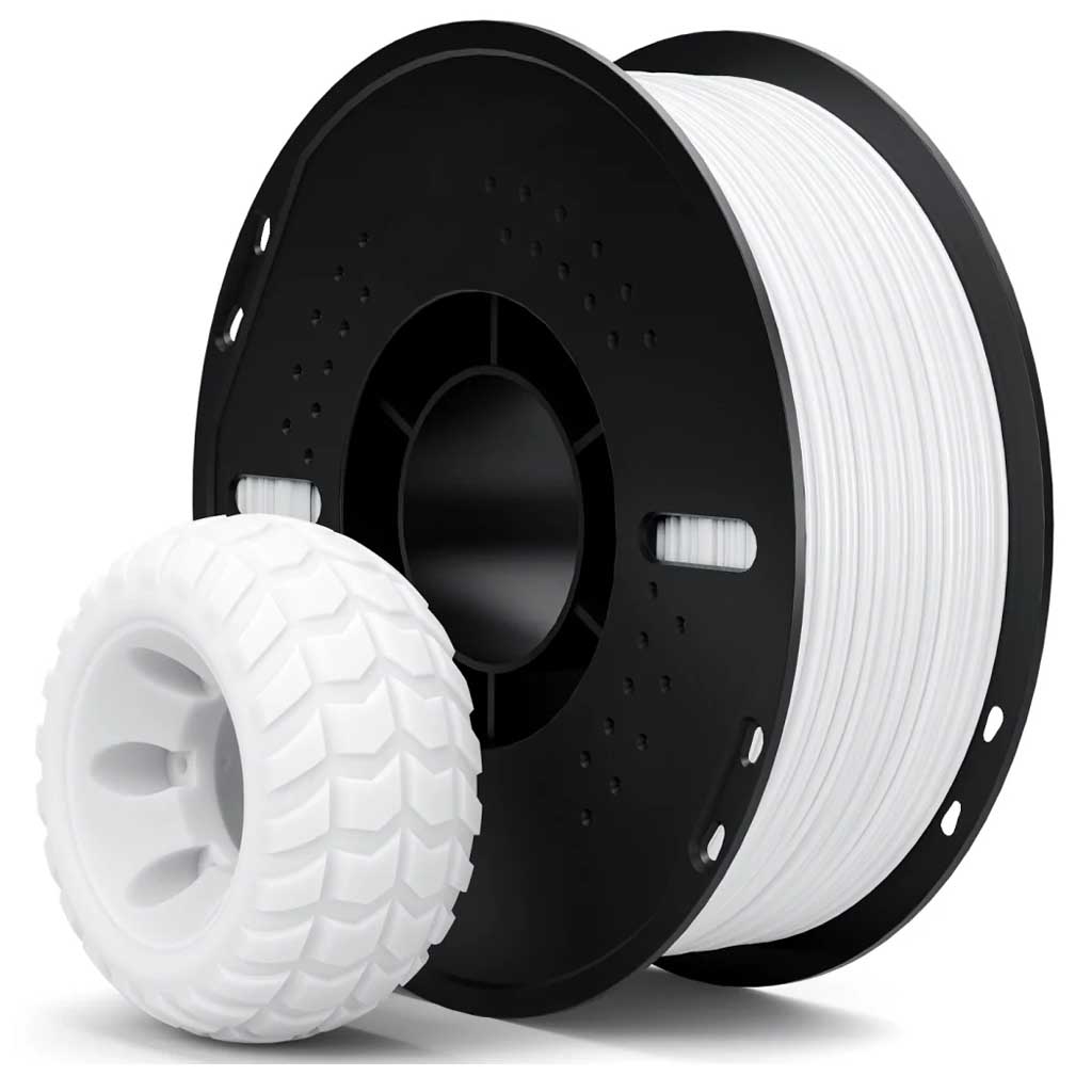 TPU 95A пластик Elegoo White Белый 1,75 мм (1кг)