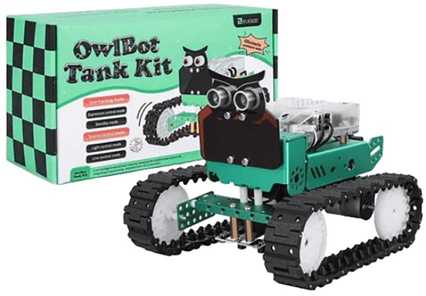Электромеханический конструктор Elegoo OwlBot Tank Kit With Nano V4