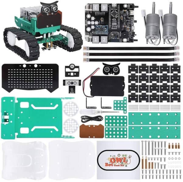 Электромеханический конструктор Elegoo OwlBot Tank Kit With Nano V4