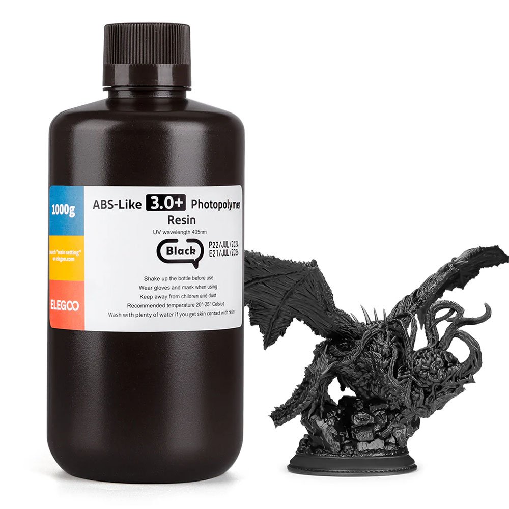 Фотополимерная смола Elegoo ABS-Like Resin Black (Черный)  V3.0+