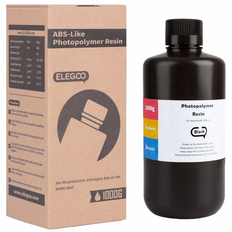 Фотополимер Elegoo ABS-Like Resin Clear Green (прозрачный зеленый)