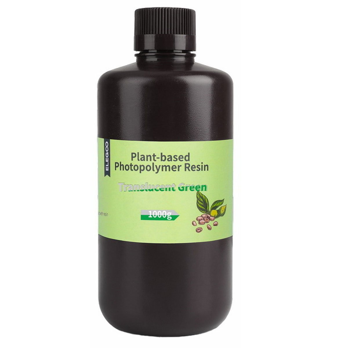 Фотополимер Elegoo Plant-Based Resin Clear Green Зеленый прозрачный (1кг)
