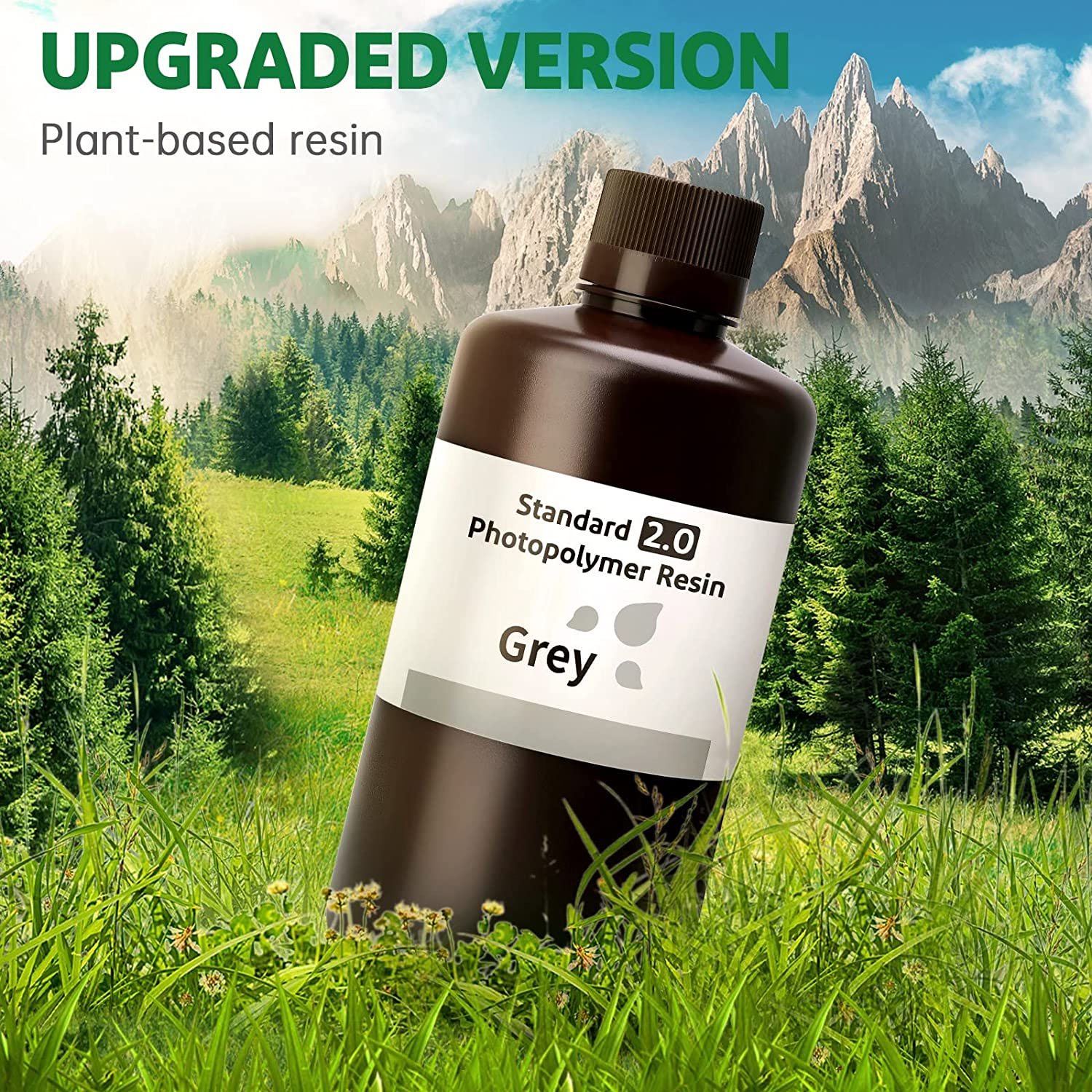 Фотополимер Elegoo Standard Resin Black V2.0 (1кг)