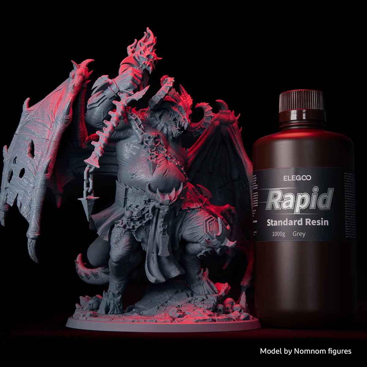 Фотополимер Elegoo Rapid Standard Resin Grey