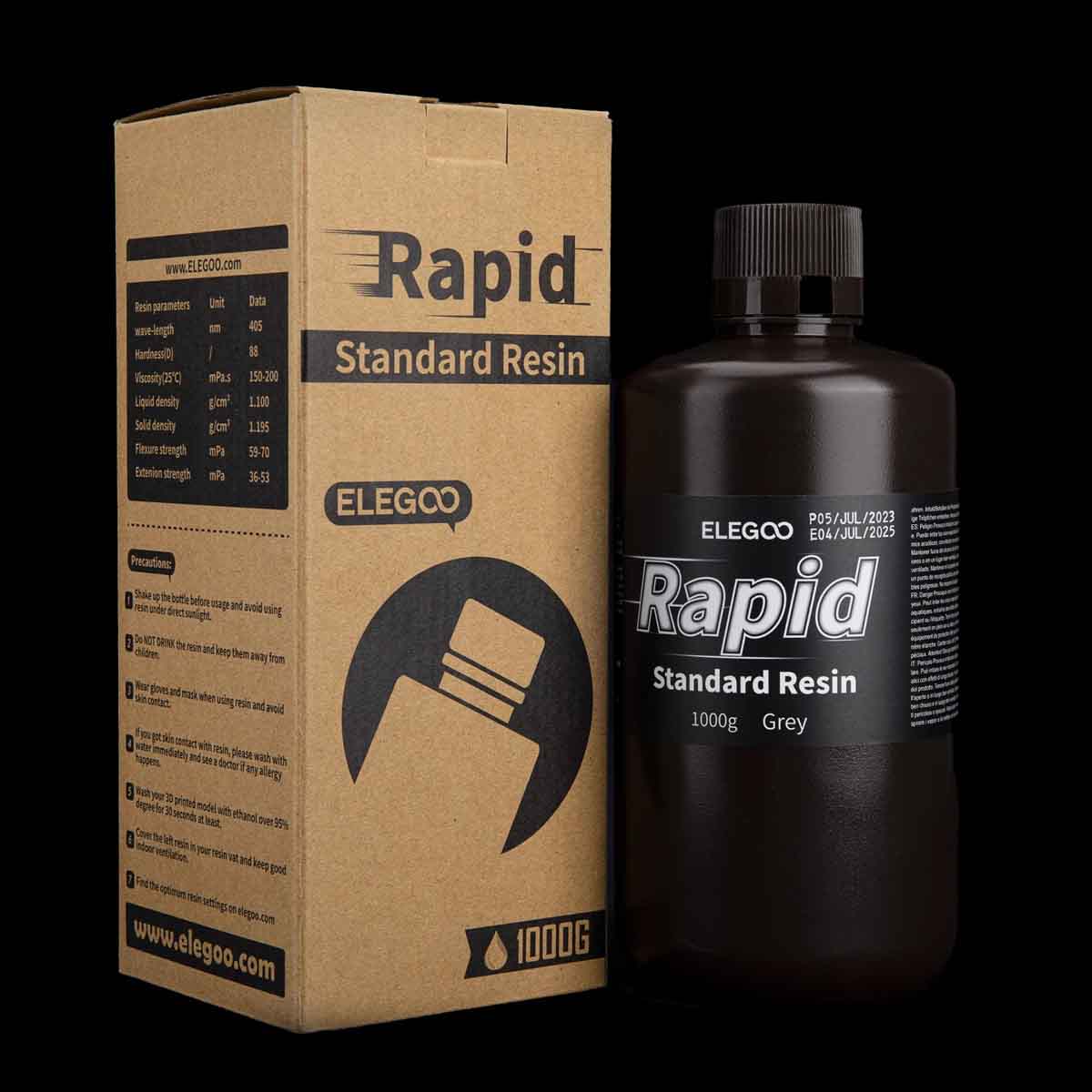 Фотополимер Elegoo Rapid Standard Resin Grey