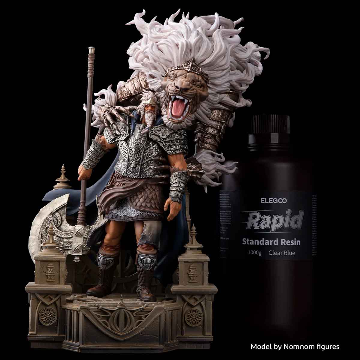 Фотополимер Elegoo Rapid Standard Resin Grey