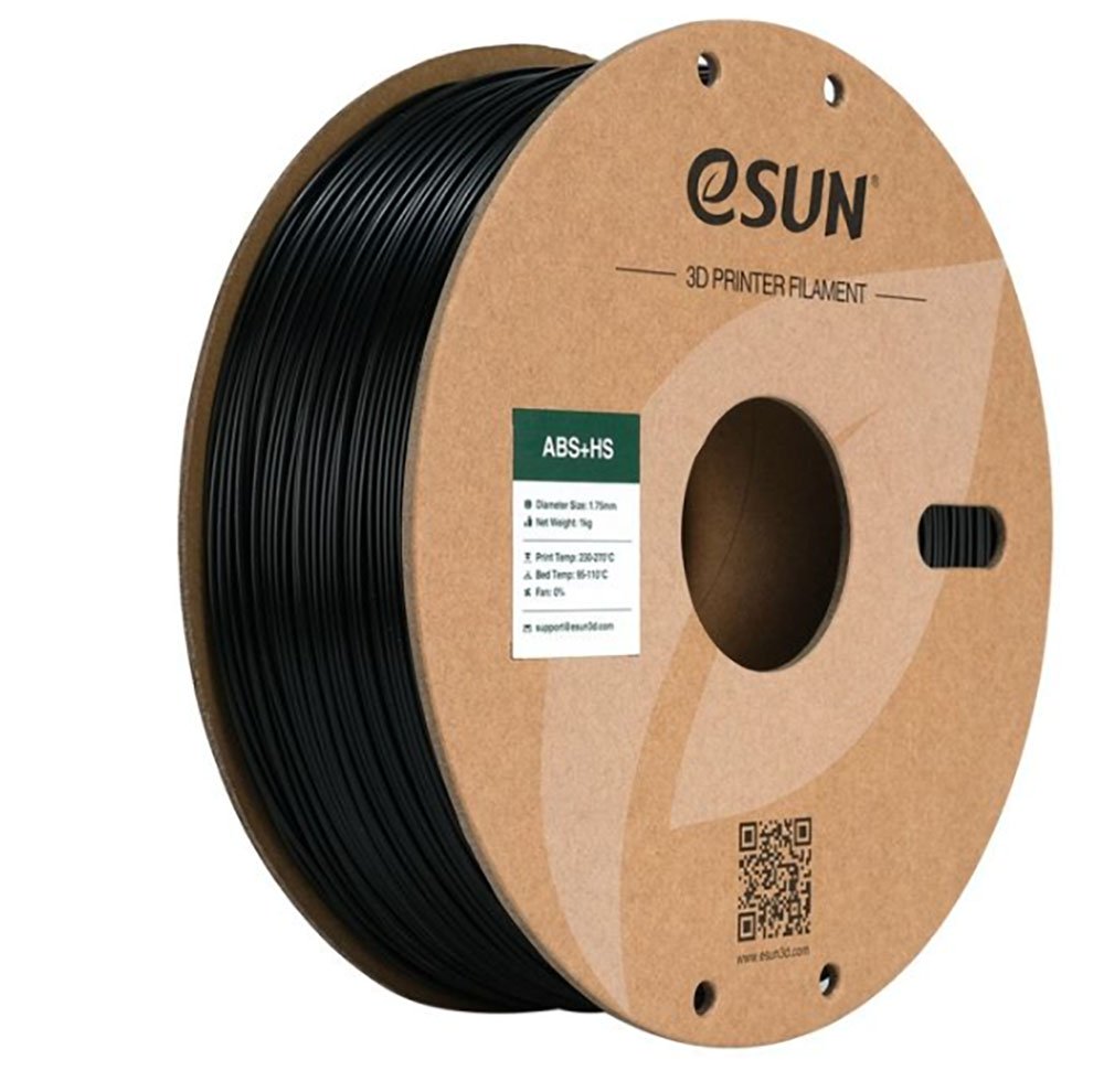 ABS+HS пластик ESUN Black Черный 1,75 мм (1кг)