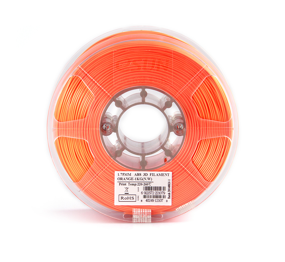 Оранжевый ABS пластик ESUN 1,75 мм (1кг)