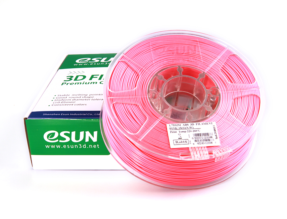 Розовый ABS пластик ESUN