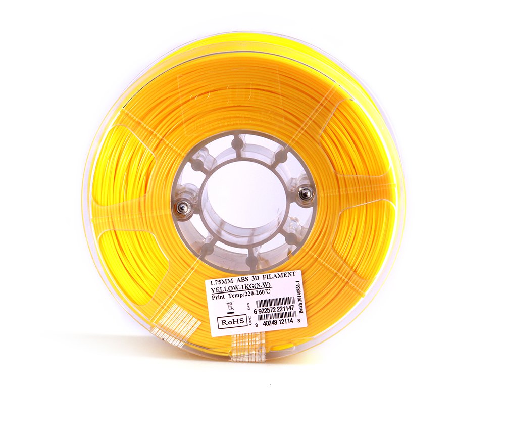 ABS+ пластик ESUN Yellow (Желтый) 1,75 мм (1 кг)