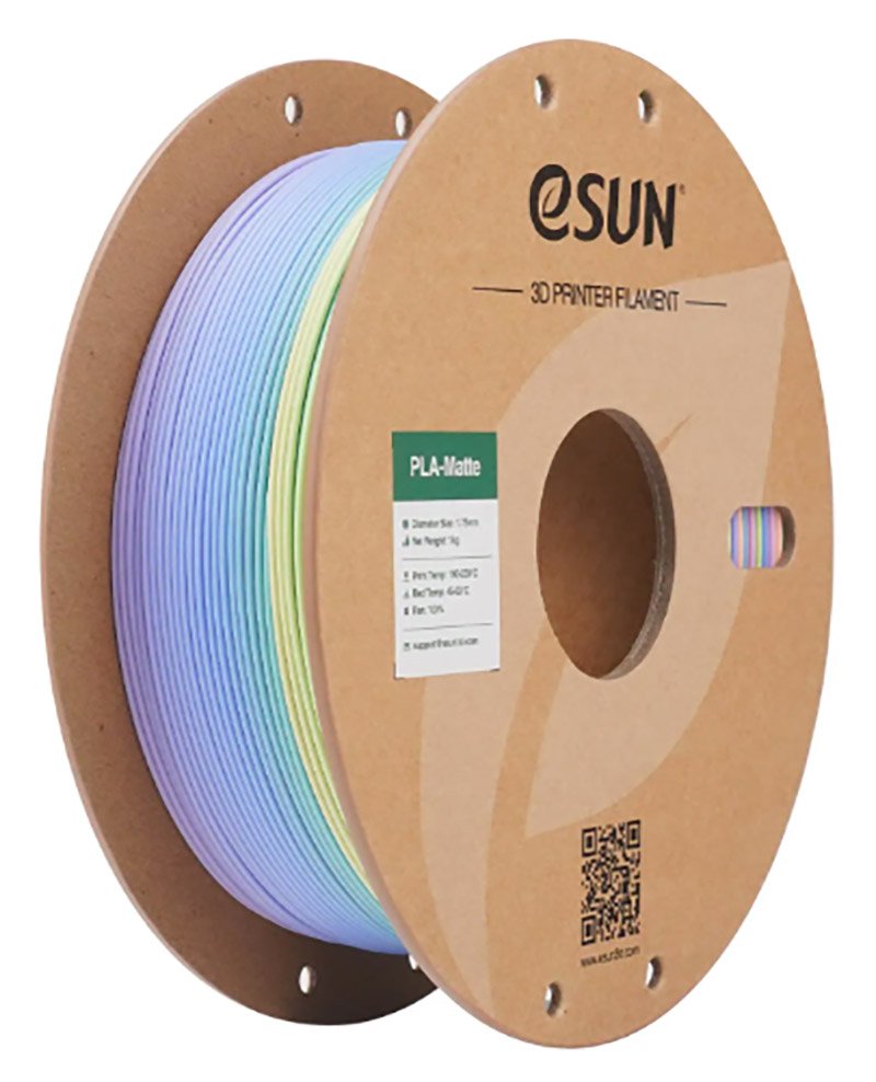 ePLA-Matte Rainbow пластик Esun Macarone 1,75 мм (1кг)