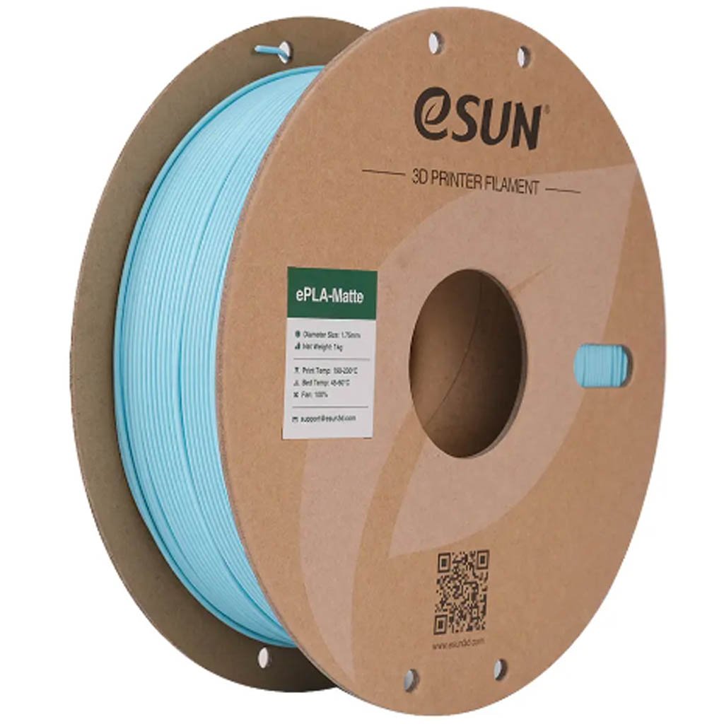 ePLA-Matte пластик Esun Light Blue - Светло-синий (1кг)