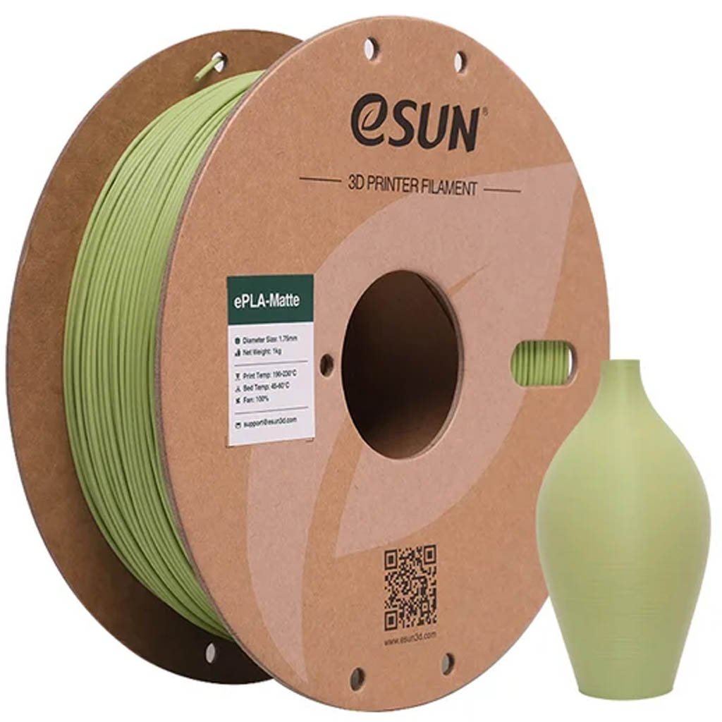 ePLA-Matte Matcha Green Зеленый матча 1,75 мм (1кг)