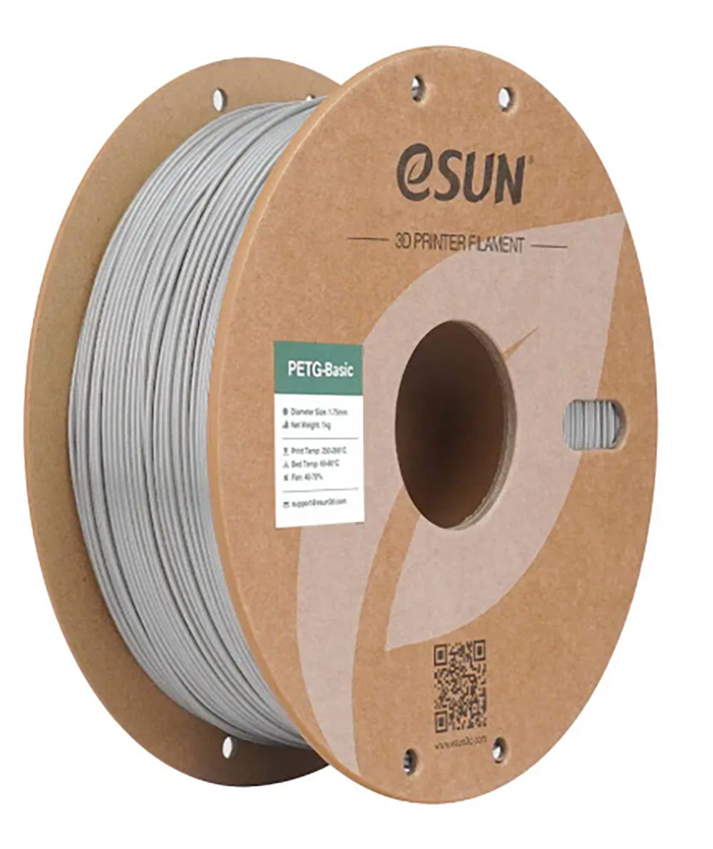 PETG Basic пластик ESUN Silver Серебристый 1,75 мм (1кг)