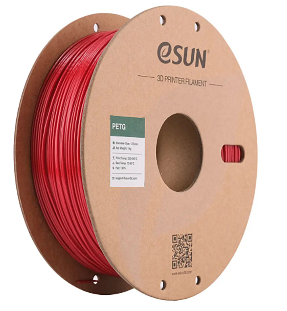 PETG пластик ESUN Fereengine Red Пожарный Красный 1,75 мм (1кг)
