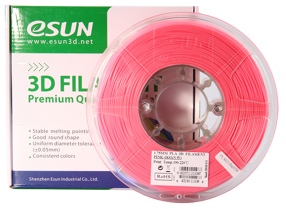 Розовый PLA пластик ESUN (1 кг)