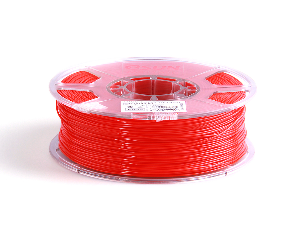 PLA Plus пластик ESUN Red красный (1кг)