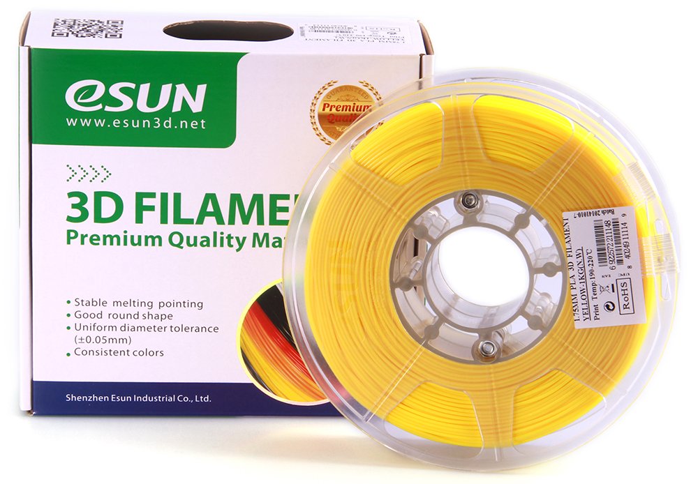 PLA Plus пластик ESUN Yellow желтый (1кг)