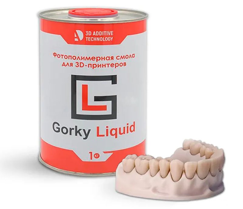 Фотополимерная смола Gorky Liquid Dental Model LCD (1кг)